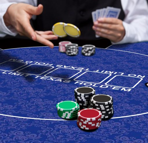 Tapete de Juego de Poker Redondo Antideslizante de Goma con Portavasos y Bolsa de Transporte - Nuveti - Imagen 7