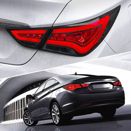 Faros traseros LED VLAND para Hyundai Sonata 2011 2012 2013 2014 (Solo para version de EE. UU.) (Humo) - Imagen 8