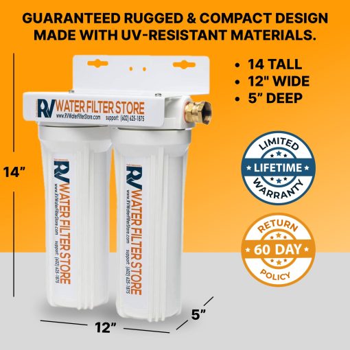 Sistema de Filtro de Agua para RV con Conexiones de Manguera - Sistemas de Filtracion Portatiles de Alta Calidad que Mejoran el Sabor y Olor - Imagen 3