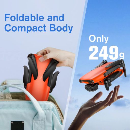 Autel Robotics EVO Nano+ Paquete Premium, Mini Drone de 249g con Camara 4K RYYB, Enfoque PDAF + CDAF, Estabilizador de 3 Ejes, Evitacion de Obstaculos de 3 Vias, Combo Fly More de Nano Plus, Naranja - Imagen 3