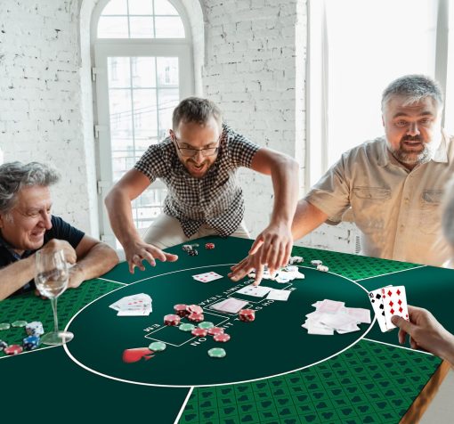 Tapete de poker cuadrado plegable de 24/31/39/47/55/63 pulgadas para 6 jugadores, diseno portatil anti-deslizante de mesa de juego de tablero de cartas de Texas Hold'em para juegos familiares, casino, fiesta - Imagen 7