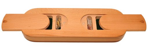 Tablero de Cribbage de Madera de 4 Pistas PALM ROYAL HANDICRAFTS Incrustado en Madera de Bloodwood y Maplewood con clavijas y cartas. Almacenamiento Disponible. Tablero de Cribbage de 4 Jugadores (15 x 5 Pulgadas) - Imagen 6