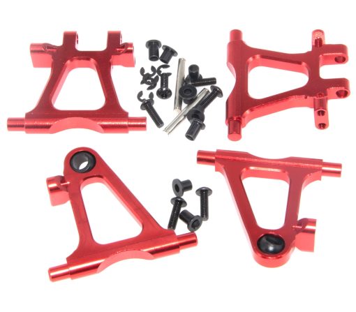 Piezas para Tamiya TT02 Set Completo de Actualizacion de Metal Compatible con Coche RC Tamiya TT-02 (Rojo) - Imagen 3