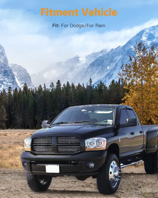 Espejos de Remolque para Dodge Ram 1500 1994-2001 2500 3500 Sin Calefaccion Sin Luz Negros Texturizados 1 Par Izquierdo y Derecho - Imagen 7