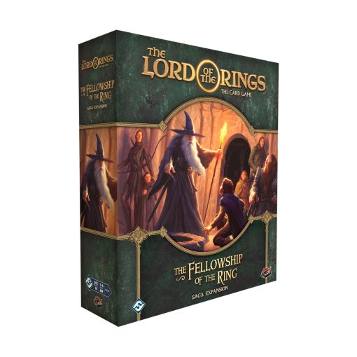 The Lord of the Rings The Card Game The Fellowship of the Ring SAGA EXPANSION - Juego de Aventuras Cooperativo, Juego de Estrategia, Edades 14+, 1-4 Jugadores, 30-120 Min de Tiempo de Juego, Fabricado por Fantasy Flight Games