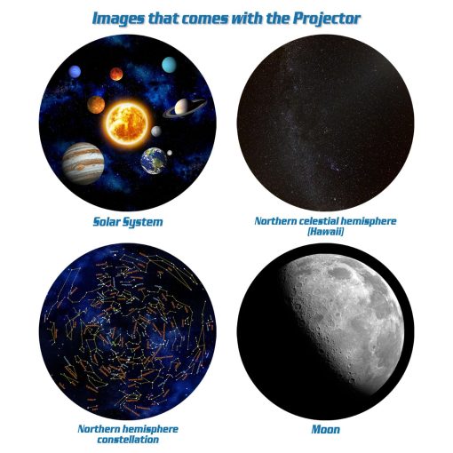 Proyector Solar Sistema Solar HD 4k Ambo Funtamin - Proyector Planetario, Galaxia, Constelacion y Estrellas - Imagen 4