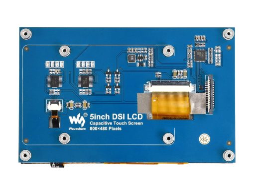 Pantalla tactil capacitiva Waveshare de 5 pulgadas Compatible con Raspberry Pi 4B/3B+/3A+/3B/2B/B+/A+/CM3/3+/4 Resolucion de 800x480 Interfaz DSI - Imagen 2