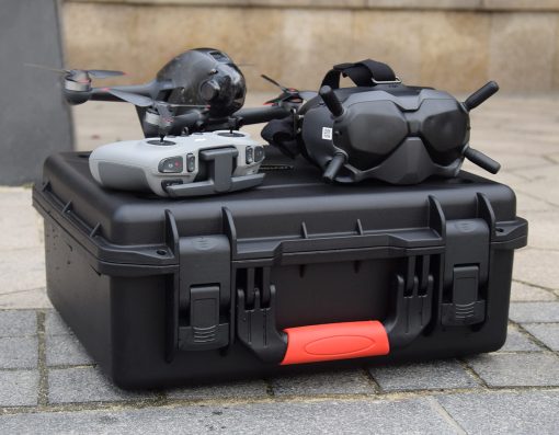 Estuche rigido profesional FPVtosky para DJI FPV [Estuche solamente] - Accesorios de transporte para dron DJI FPV - Compatible con 6 baterias - Manten las helices puestas - Compatible con Goggles Integra - Imagen 9