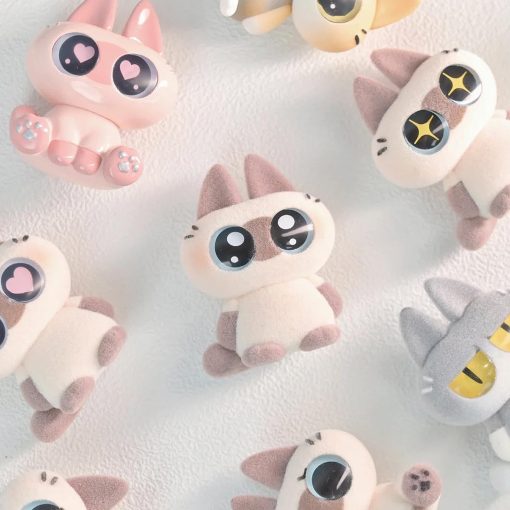 BEEMAI Nobeko Azukisan Mini Bean Series Blind Box 8-Box Set, Contiene 24 Figuras Sin Repetir - Imagen 4