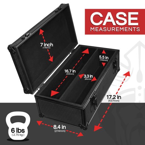 Estuche de Almacenamiento de Tarjetas Gradas | Para mas de 120 Sobres | Diseñado para Tarjetas Deportivas, PSA, Becketts, BGS, SGC, CGC, Toploaders, One-Touch, Etc. Proteccion Fuerte, Caja con Cierre, Incluye Bloques de Espuma - Imagen 6