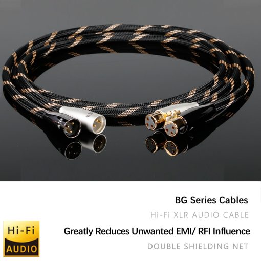 SKW Un par de cables de microfono balanceados XLR macho a XLR hembra de 3 pines 6.5 pies / 2M (2 cables) - Imagen 2