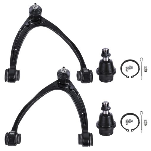 Brazo de control delantero superior con rotulas inferiores compatible para 2007-2014 Chevy Avalanche Silverado Suburban 1500 GMC Sierra Yukon 1500 XL Cadillac Escalade ESV EXT 4PCS