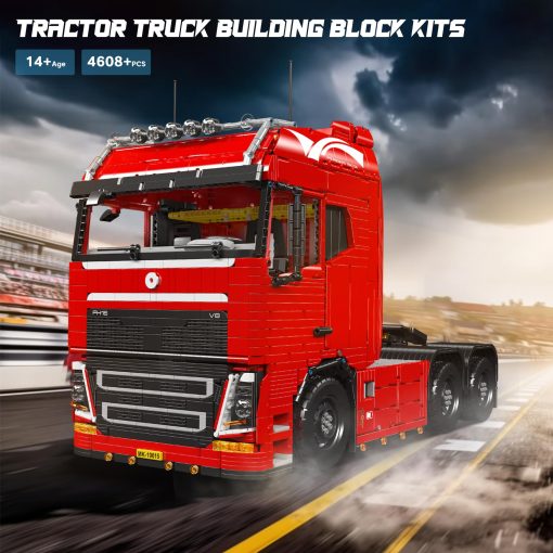 Kit de Bloques de Modelo de Camion Tractor Mould King, Set de Construccion MOC 19015 para Armar, Regalo para Niños de 14+ / Entusiastas de Colecciones para Adultos (4,608 Piezas con Motor/Control Remoto de APP) - Imagen 2