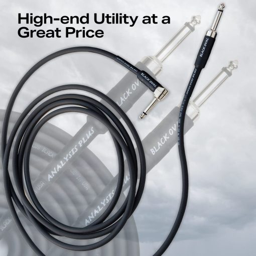 Cable de Instrumento Analysis Plus Black Oval Recto a 90 grados (20 pies) - Imagen 2