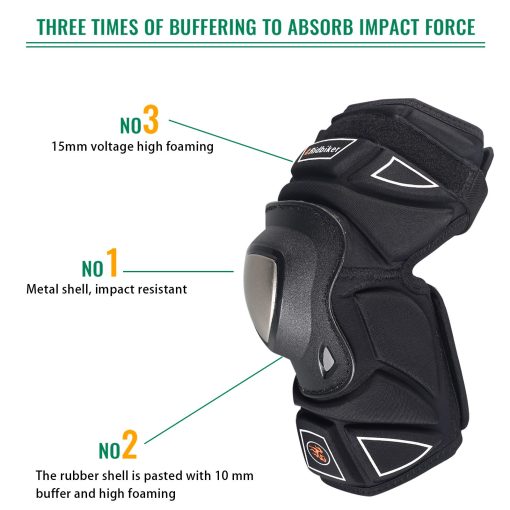 Chaleco de Armadura para Motocicleta y Protectores de Codo 1 Par, Protector de Pecho de Motocross para Hombres (Chaleco+Protectores de Codo) - Imagen 7