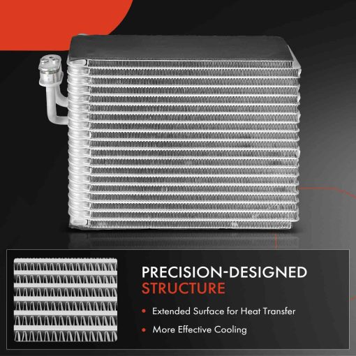 Nucleo del evaporador de A/C delantero A-Premium compatible con Toyota Camry 1997-2001, Solara 1999-2003, Reemplaza# 8850106030 - Imagen 5