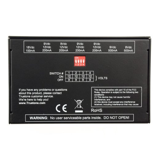 Fuente de Alimentacion de Pedal de Guitarra Aislada Truetone 1 SPOT PRO CS7 con 7 Salidas - Imagen 3