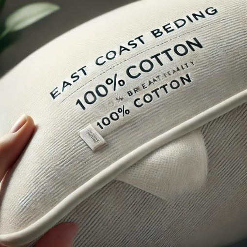 Almohadas de plumas de ganso y plumon Cozy Dream de East Coast Bedding - Certificado RDS, Funda 100% Algodon, Coleccion de Hotel, Dormir en la Cama, Soporte Mediano - Imagen 4