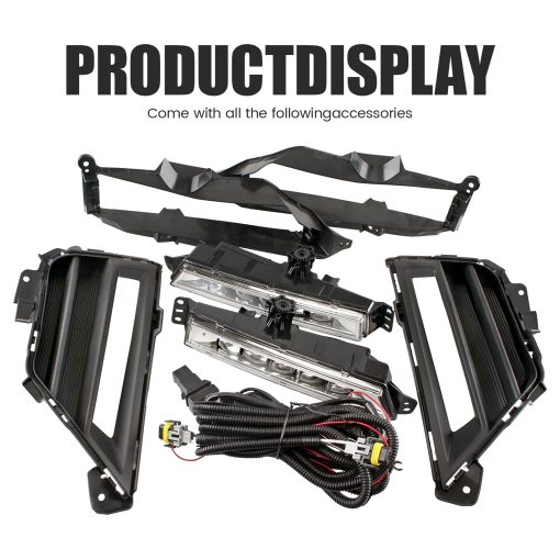 Luces de niebla LED DLAA para Honda CRV 2020 2021 Kit de lamparas de niebla delanteras para coche con cables, lente clara - 1 par - Imagen 2