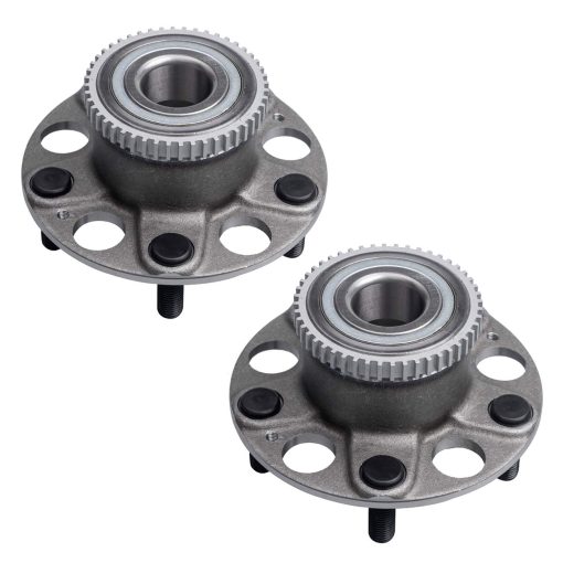 Conjunto de 512188 x2 de Rodamiento de Rueda Trasera y Maza Compatible con 2003 04 05 06 2007 Ho-nda Accord (Modelos de Gas, No Apto para Hibridos) / 2004-2008 Ac-ura TL [Maza de 5 Pernos]