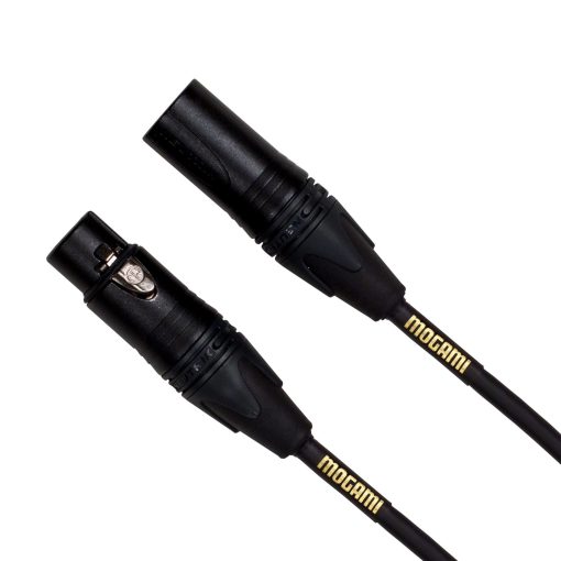 Cable de microfono XLR Mogami Gold STUDIO-25, XLR-Hembra a XLR-Macho, 3 Pines, Contactos Dorados, Conectores Rectos, 25 Pies