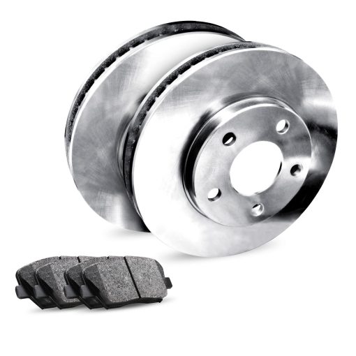 Kit de Frenos y Discos Traseros R1 Concepts | Pastillas de Freno Traseras | Discos y Pastillas de Freno | Pastillas y Discos de Freno de Ceramica | compatible con Audi TT 1998-2020, Volkswagen Beetle, Golf, Golf City, Jetta