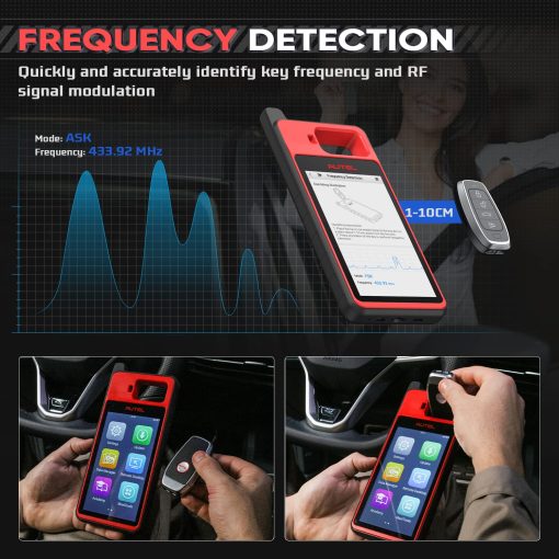 Autel MaxiIM KM100(X) Key Fob Programming Tool, Renovacion de por Vida, ultima Version 2024 Lite de IM508 IM608, Generacion de Llaves en 60s, Aprendizaje de IMMO por OBD en 99% de Autos, Lectura Escritura Clonacion de Ch~ips, APB112 Incorporado, 2PCS IKEYs - Imagen 9