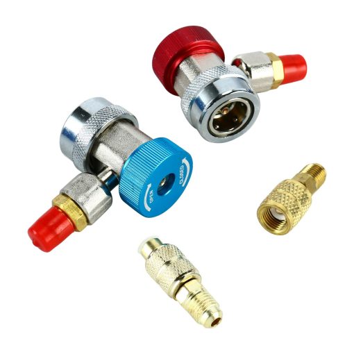 YaeTek Bomba de Vacio de Paletas Rotativas 4CFM 1/3HP HVAC Kit de Refrigeracion A/C con Manifold Gauge Set y Detector de Fugas R410a R134a R12 R22 R404 - Imagen 5