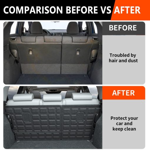 Respaldo de asiento trasero powoq compatible con Honda HRV 2016-2022 Protector de asiento trasero Reemplazo de Accesorios Honda HRV 2016 2017 2018 2019 2020 2021 2022 - Imagen 3