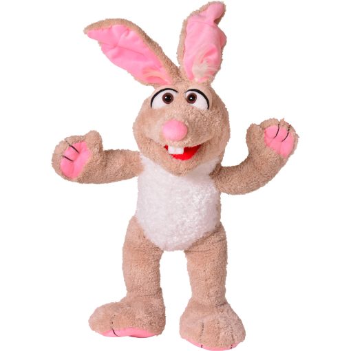 Titere de mano de conejo grande Herbie de 24 pulgadas, Living Puppets para niños y niñas