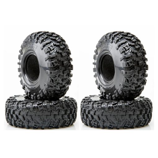Llantas para competencia RHINORC MOZA 1.9 pulgadas Super Sticky para Crawler Rock Buggy TRX4 SCX10 Pro Gen8 VS4-10 FCX10 Pro y vehiculos deportivos de escala RC (MOZA 1.9 pulgadas 4 unidades)