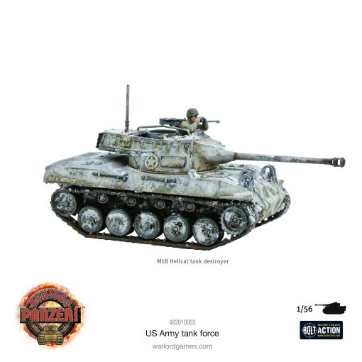 Warlord Games Achtung Panzer! US Army Tank Force 1:56 Kit de modelo de plastico para wargaming de mesa militar - Imagen 4