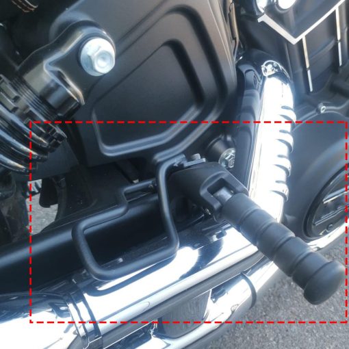 Worldmotop Repuesto de Pasajero de Reposapies de Motocicleta para Indian Scout 2015-2023 Scout Sixty 2016-2023 Scout Bobber 2018-2023 Descansos de Pedal (negro) - Imagen 6