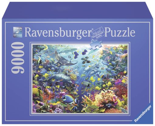 Rompecabezas Ravensburger Underwater Paradise - 9000 Piezas Cartulina Azul | Corte Preciso | Diseño de Piezas unico | Regalo Ideal para Entusiastas de los Rompecabezas - Imagen 2