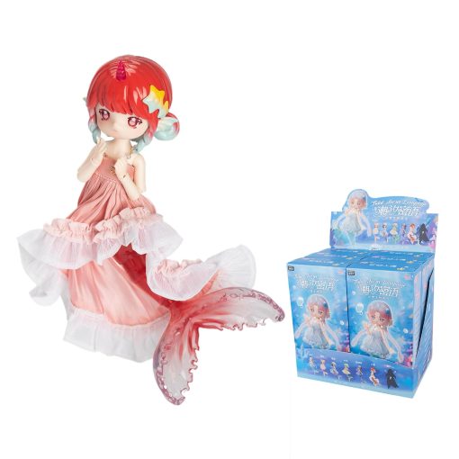 BEEMAI Antu Tidal Secret Language Mermaid Series 6PCs (Set de 6 No Repetidos) 1/12 Figuras de Munecas BJD Lindas Coleccionables Regalo de Cumpleanos