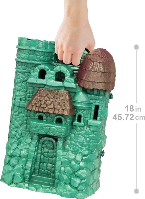 Juguetes y Juegos Masters of the Universe Origins, Castillo Grayskull con Hechicera y Figura de Accion, Juguete MOTU, 4 Habitaciones, Trampa y Ascensor - Imagen 2