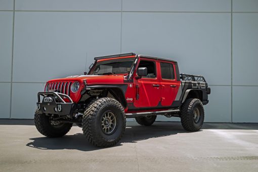 Peldanos Montados en Bisagra para Jeep Wrangler JL 2007-2023 y Jeep Gladiator JT 2020-2023 | Par | Acceso Rapido al Techo | Montaje en Bisagra de Puerta | Agarre Antideslizante | Diseno Plegable | DV8 Offroad - Imagen 6