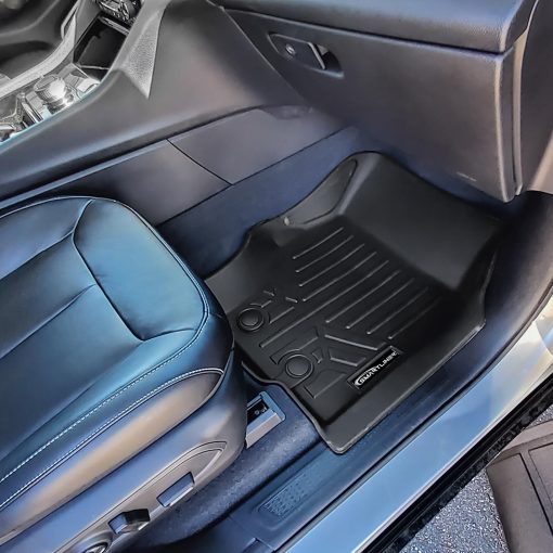 Juego de forros de piso negros SMARTLINER a medida para 2 filas compatibles con Jeep Grand Cherokee 2023-2024 - Imagen 3