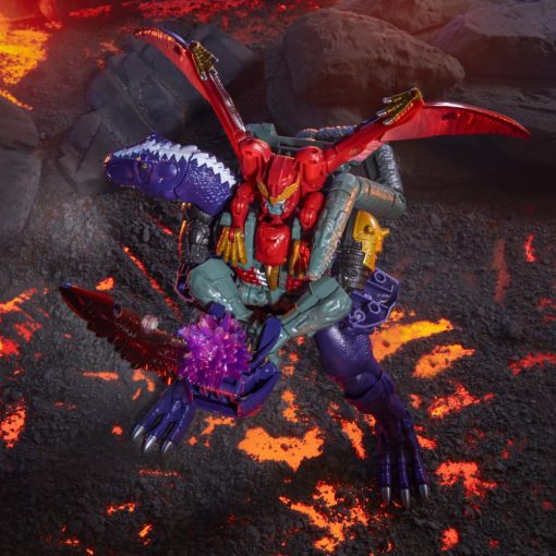 Transformers Legacy United Commander Class Beast Wars Universe Magmatron, Figura de Accion Convertible de 3 en 1 de 10 pulgadas, 8+ - Imagen 2