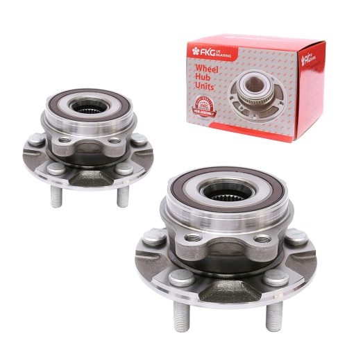FKG 513258 Ensamble de Buje de Cojinete de Rueda Delantera Compatible con 06-12 Toyota RAV4 (solo 3.5L V6), 13-18 Toyota RAV4, 11-16 Scion tC (solo Transmision Manual), Juego de 2