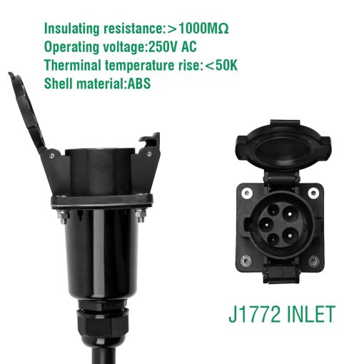 Cable de Extension para Cargador de Vehiculo Electrico J1772 de 40A y 20 Pies - Imagen 6