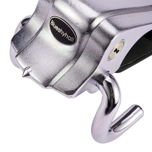 Bloqueo de volante para automovil Blueshyhall, dispositivos antirrobo con martillo de seguridad para vehiculos automoviles, camiones, y SUV, Negro - Imagen 4