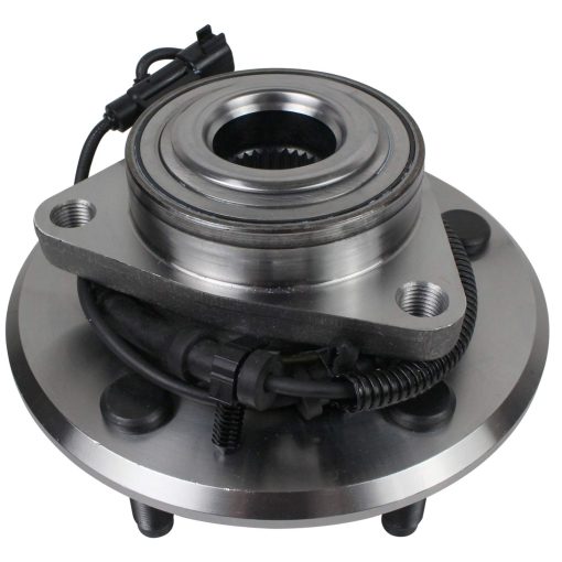 MACEL 515126 Ensamble de Cubo de Rueda Delantera y Rodamiento Compatible con 2009-2010 Dodge Ram 1500, 2011 Ram 1500 con ABS 5 birlos