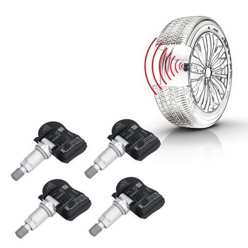 Sensor de sistema de monitoreo de presion de neumaticos (TPMS) 433MHz 4Pack 36106856209 Compatible con MINI Cooper BMW I3 I8 X1 X2 X5 X6 M2 M235I M240I M3 M4 228I 230I 320I 328D 328I 330E 330I 335I 340I 428I 430I 435I