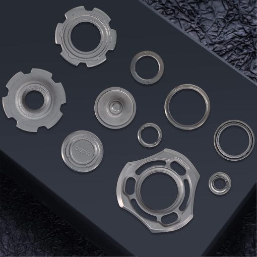 DjuiinoStar High-end Fidget Spinner, Diseño unico de Doble Rodamiento, Mecanizado CNC con Precision (Acero Inoxidable), Juguete Premium EDC DFS-01 - Imagen 6