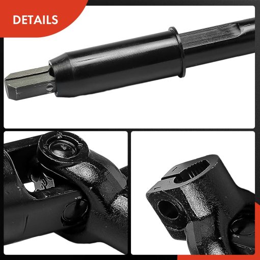 Eje de Direccion Inferior A-Premium Eje de Columna de Direccion Compatible con Ford E-250 Econoline 97-02, E-350 Econoline 98-98, E-350 Super Duty 99-08, E-450 Super Duty 04-08, Reemplazo # F7UZ3A525AA GC2Z3B676A - Imagen 7
