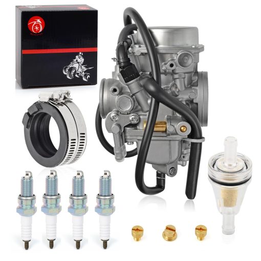Carburador y Colector de Admision Bujia para HONDA Shadow VLX 600 VT600 VT600C VT600CD Deluxe 1999-2007 - Imagen 4