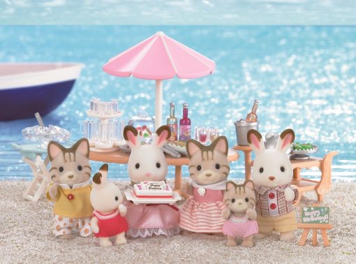 EPOCH Sylvanian Families Seaside Series Seaside Birthday Party - Imagen 3