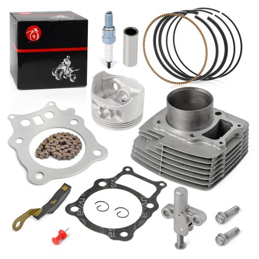 Kit de Extremo Superior de Cilindro Piston + Anillos + Cadena de Distribucion + Tensor + Brazo Tensor para HONDA 350ES 350S Rancher 350 TRX350 TE/TM/FE/FM 2000-2006 - Imagen 3
