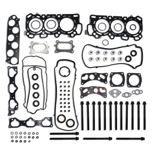 Juego de empaques de culata GOCPB con kit de pernos de culata compatible con Honda Accord 2008-2017 3.5L 3471cc V6 SOHC J35Y1 J35A7 HS26509PT ES71329-1 HGB268